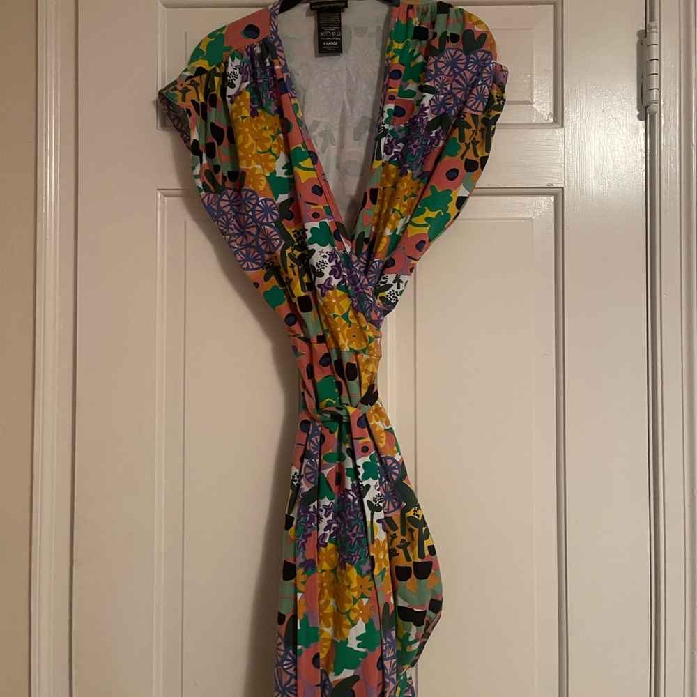 Nooworks People I Have Loved Wrap Dress